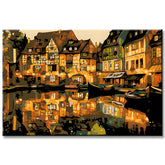 Milling after Zahlen Illustration Fachwerk Altstadt