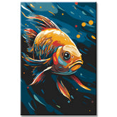 Farbenfroher Fisch - Malen nach Zahlen Tierkunst