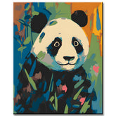 Panda im Stil von Matisse - Malen nach Zahlen