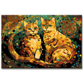 Two Irish Cats Malen nach Zahlen - Versand from DE