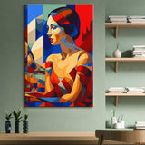 Malen nach Zahlen - Elegante Schönheit - Georgy Kurasov Kunststil