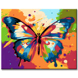 Schmetterling - Malen nach Zahlen Fauvismus