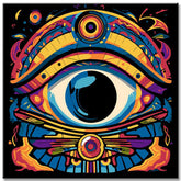 Vibrantes Augenmalen Malen nach Zahlen