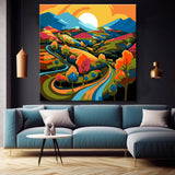 Landschaft Malen nach Zahlen