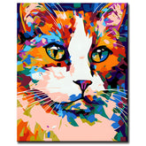 Ragdoll-Katze in Picasso-Stil Malen nach Zahlen | Buy online