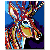 Reindeer Malen nach Zahlen Set | Picasso's art inspires
