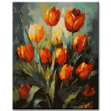 Elegant Tulips: Malen nach Zahlen