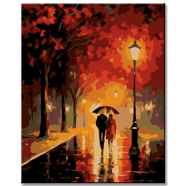 Malen nach Zahlen Hyde Park im Herbst