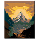 Beautiful Himalaya Sunrise - Paint by Numbers