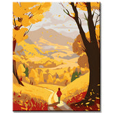 Grind nach Zahlen Goldener Herbst