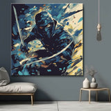 Ninja Kämpfer I Malen nach Zahlen