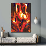 Painting by Numbers for Adults Nude Woman from Behind