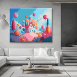 Malen nach Zahlen Lila Haus