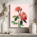 Grind nach Zahlen Blumen Rosa Rose