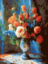 Grind nach Zahlen Rosenstrauss