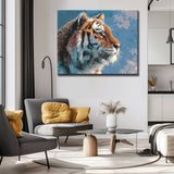 Grind nach Zahlen Bilder Tiger Tiere