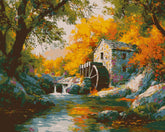 Malen nach Zahlen Mühle