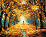 Grind nach Zahlen Bilder Spazieren mit Hund