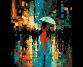 Painting by Numbers People Woman with Parasol