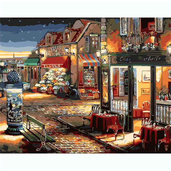 Malen nach Zahlen Italienisches Ristorante