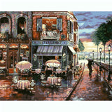 Malen nach Zahlen Historisches Restaurant