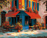 Paint by Numbers Old Town Flower Shop