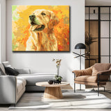 Grind after hunting their beige Labrador