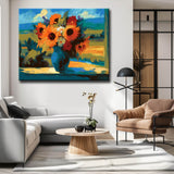 Grind nach Zahlen Bunter Blumenstrauss