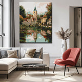 Paint by Numbers Church by the River