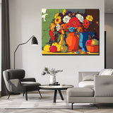 Grind nach Zahlen Tiger im Gras