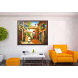 Malen nach Zahlen Bilder mediterraner innenhof