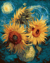 Grind after my master Van Gogh's sonnenblumen