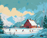 Malen nach Zahlen Eishockey