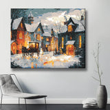 Malen nach Zahlen Weihnachtsstimmung am Bauernhof