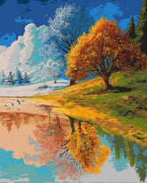Painting by Numbers Pictures 4 Seasons Rotation Picture