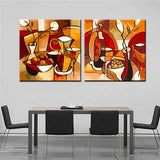 Malen nach Zahlen Herzbaum Duo