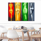 Malen nach Zahlen Akt 4 Körper