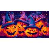 Malen nach Zahlen Halloween Kürbisse Trick or Treat