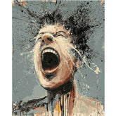 Malen nach Zahlen Abstrakte Kunst Gesichter Modern Art