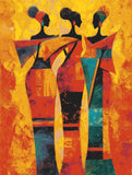 Painting by Numbers Africa Women Everyday Life