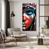 Paint by Numbers Woman Native American Tradition America