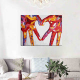 Malen nach Zahlen Moderne Kunst Hände