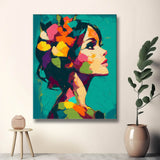 Malen nach Zahlen Moderne Kunst Frau AKT