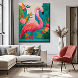 Grind after a rose flamingo