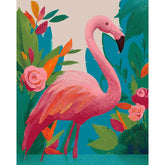 Grind after a rose flamingo