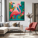 Grind after a rose flamingo