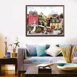 Malen-nach-Zahlen-Dorf Leben