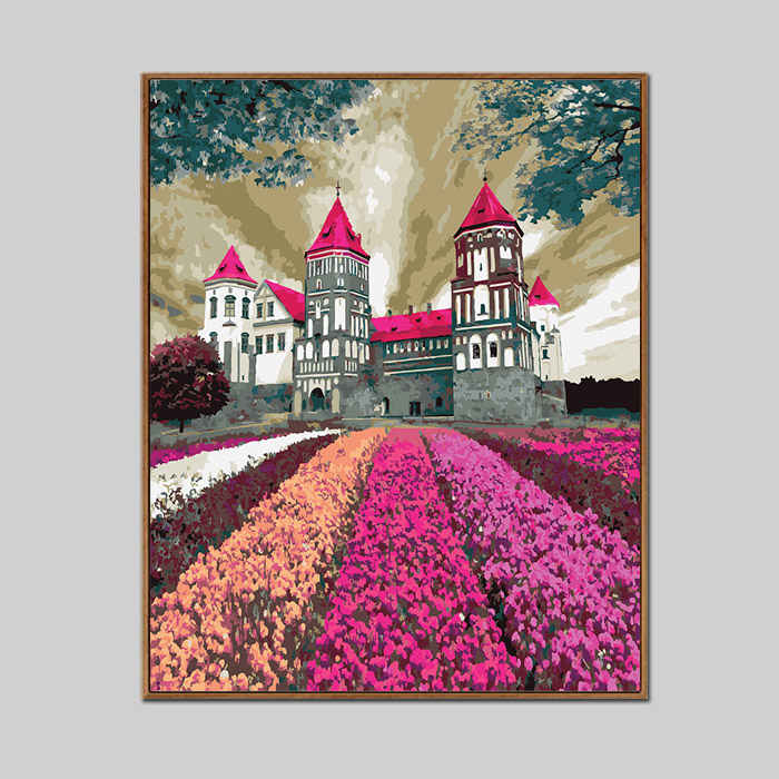 Malen-nach-Zahlen-Blumenmeer