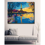 Paint-by-Numbers Eiffel Tower Paris