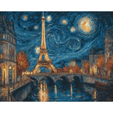 Paint-by-Numbers Eiffel Tower Paris